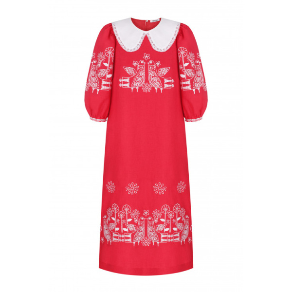 Foberini Zozulya Red Maxi Dress