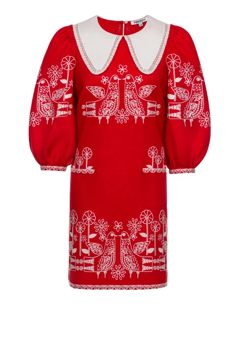 Foberini Zozulya Red Mini Dress Foberini Zozulya Red Mini Dress