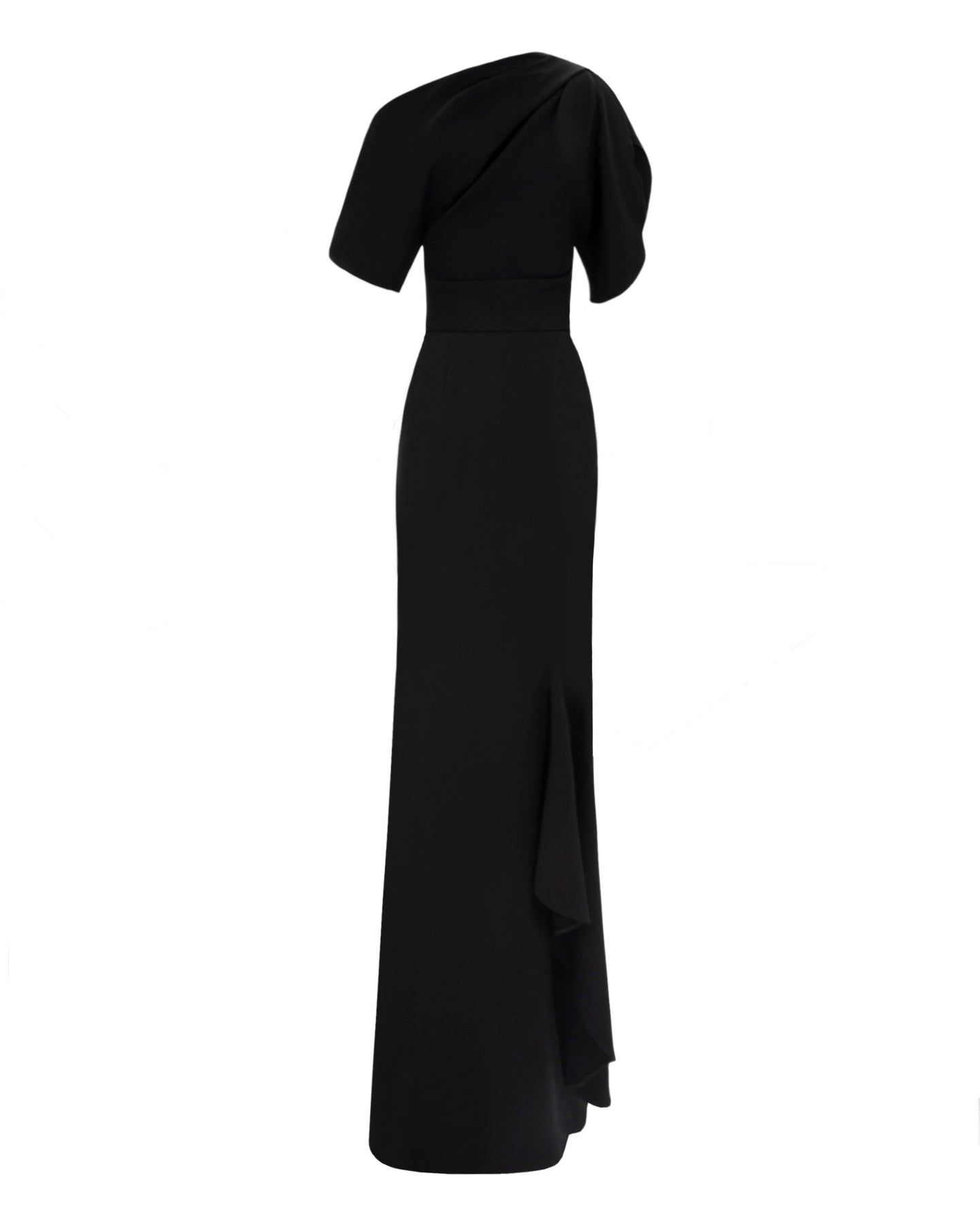 Gemy Maalouf Asymmetrical Neckline Dress