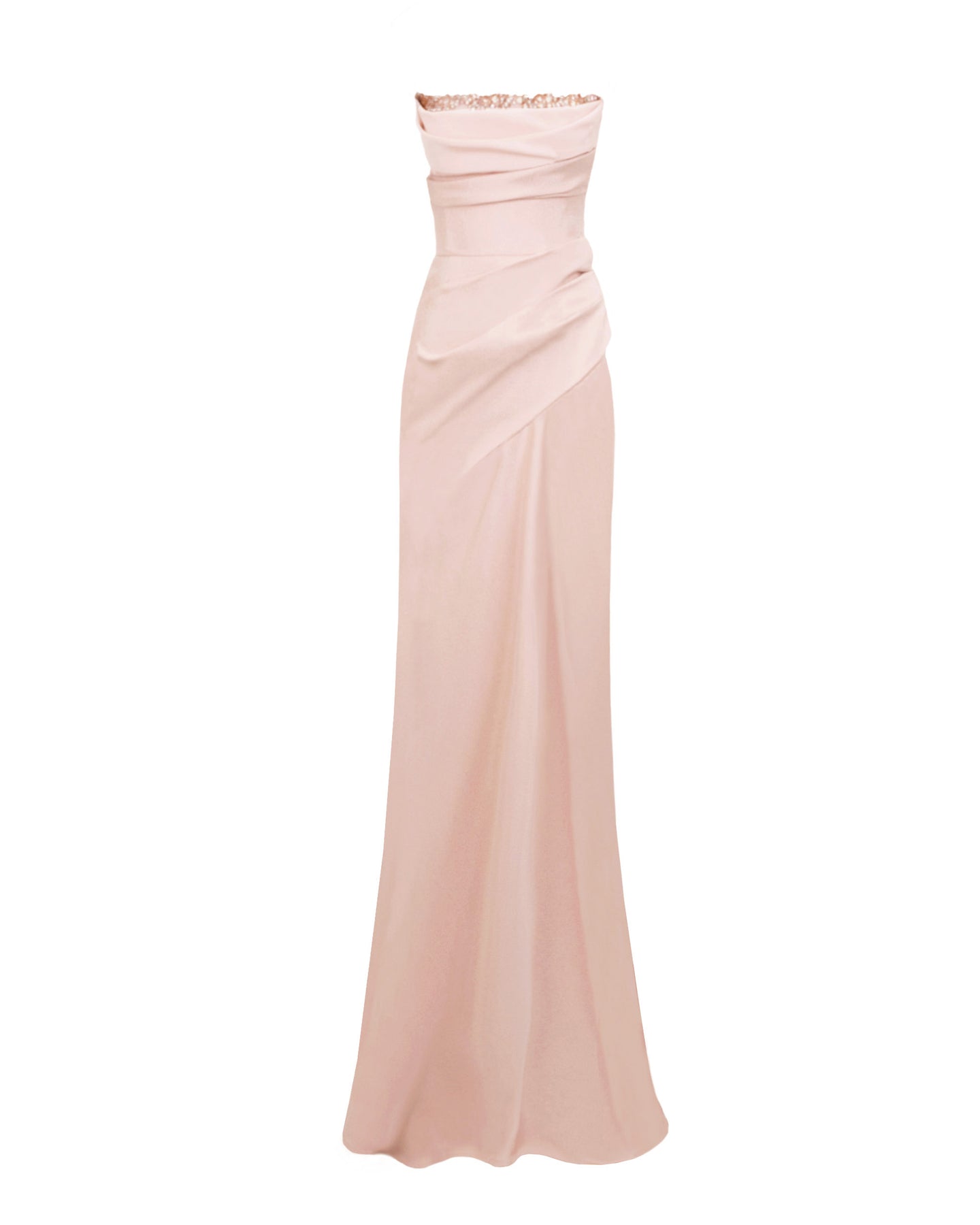 Gemy Maalouf Beaded Strapless Dress