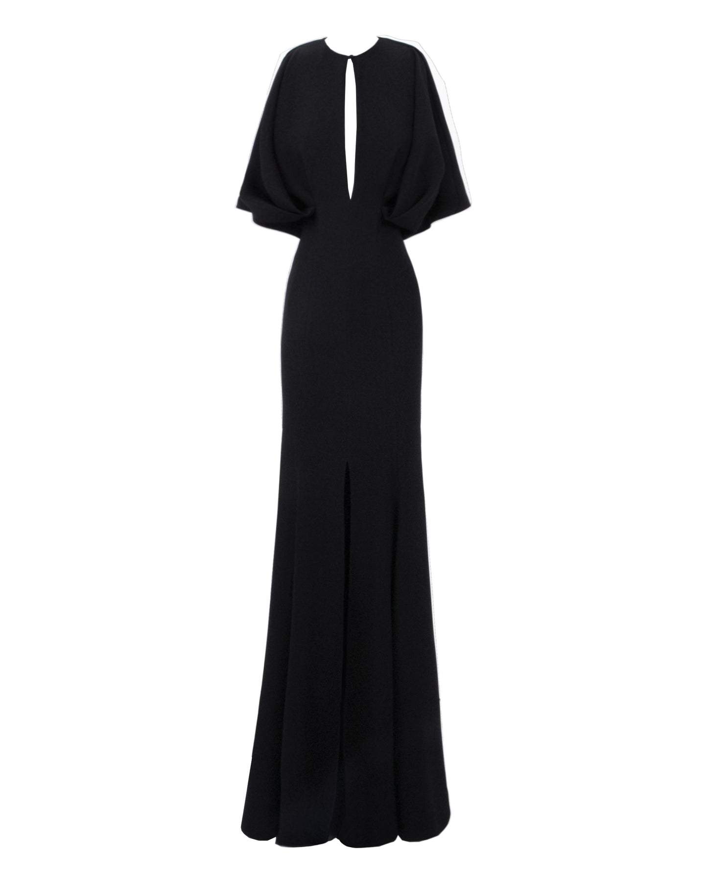 Gemy Maalouf Dress With Cape-Like Sleeves