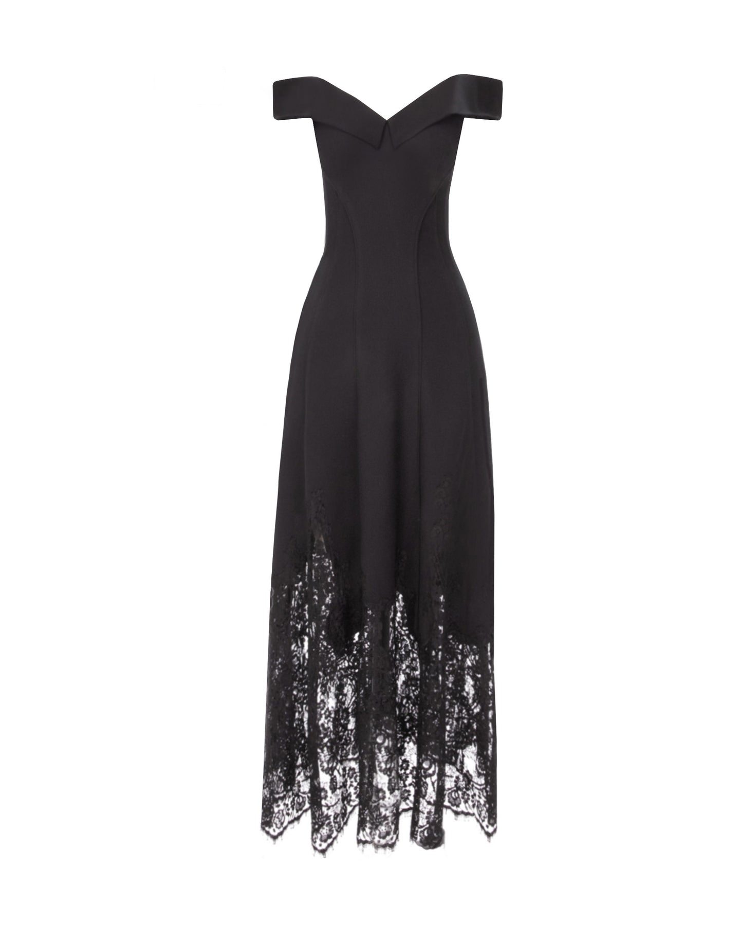 Gemy Maalouf Folded Off-Shoulder Dress