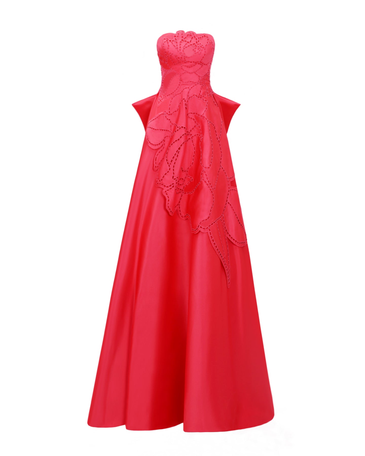 Gemy Maalouf Laser Cut Strapless Dress