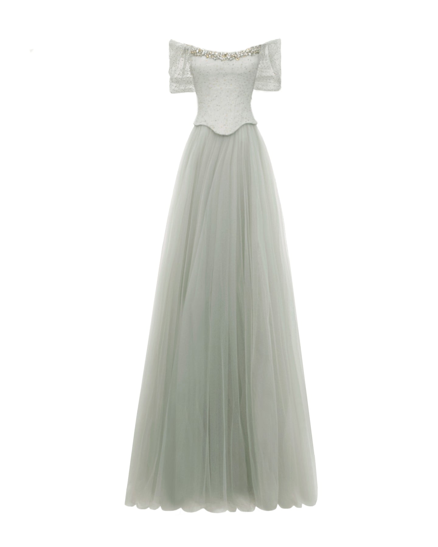 Gemy Maalouf Off-The-Shoulder Corset Dress