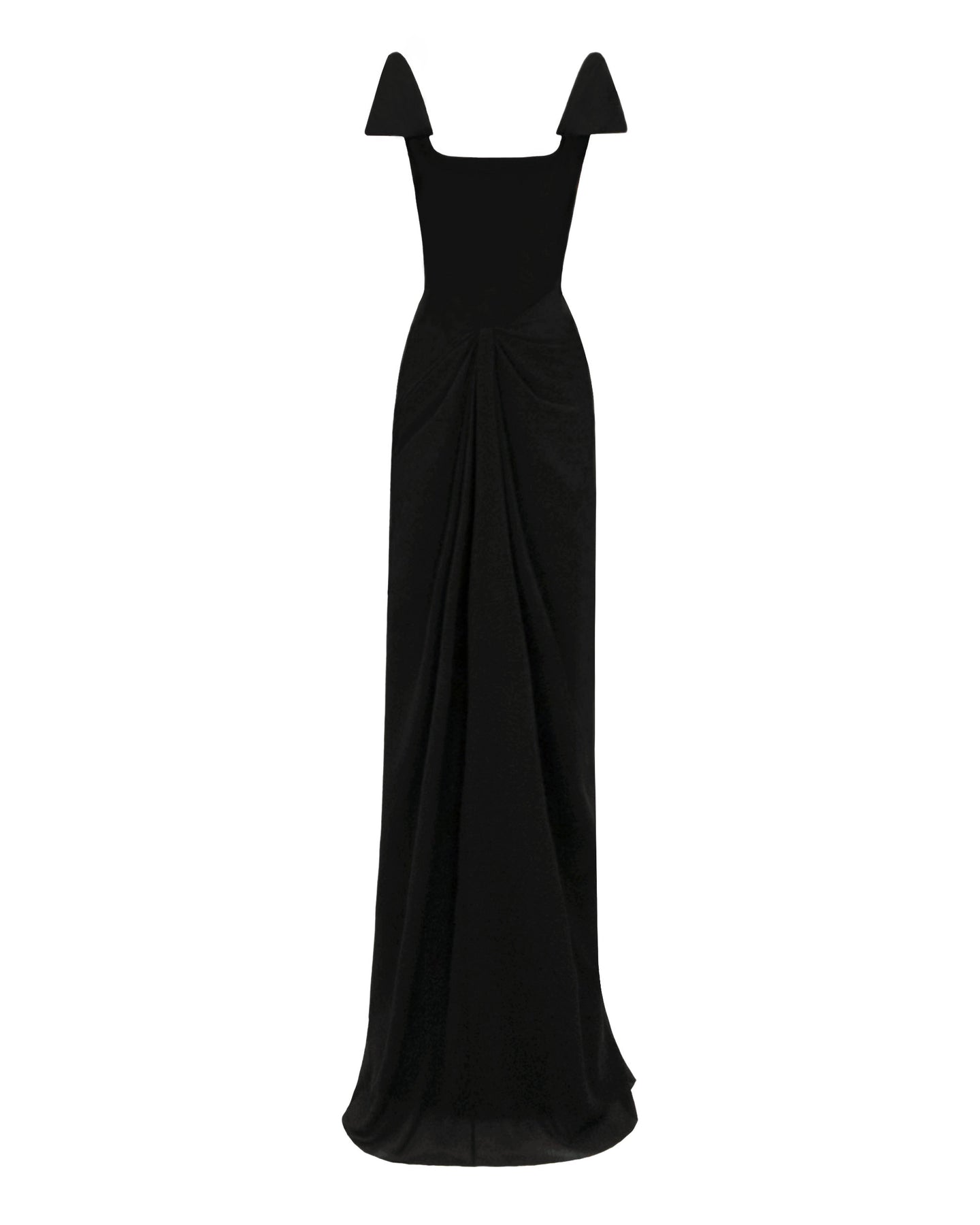 Gemy Maalouf Squared Neckline Corset Dress