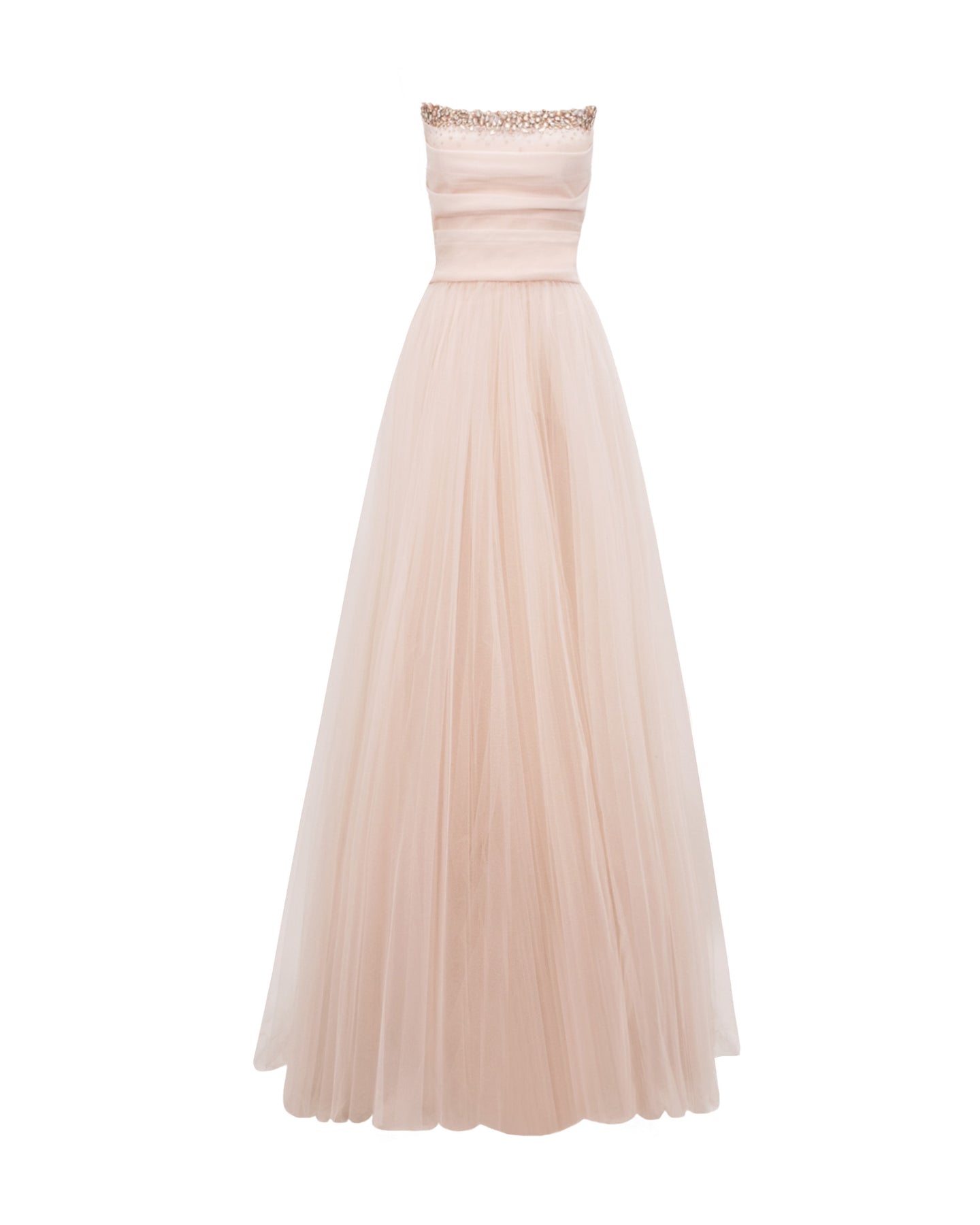 Gemy Maalouf Strapless Flared Dress