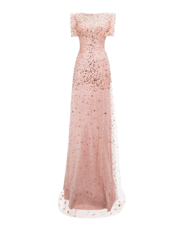 Gemy Maalouf Structured Shoulders Dress