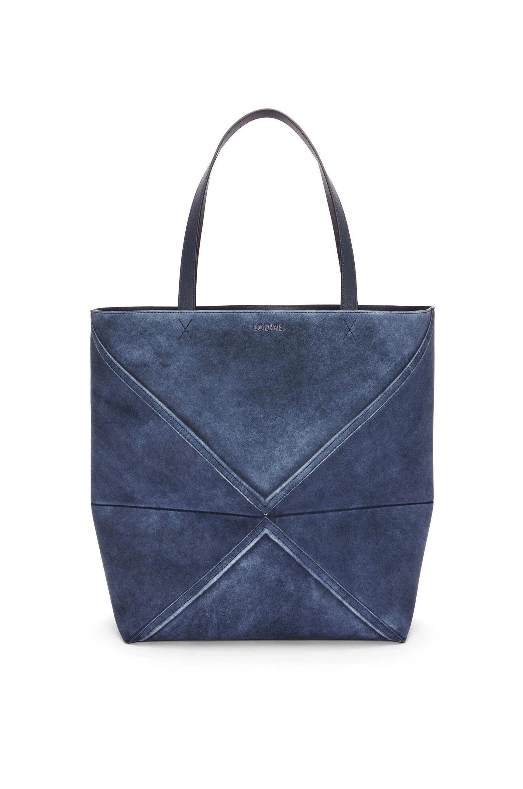 LOEWE-Large-Puzzle-Fold-Tote-in-suede-calfskin LOEWE puzzle bag