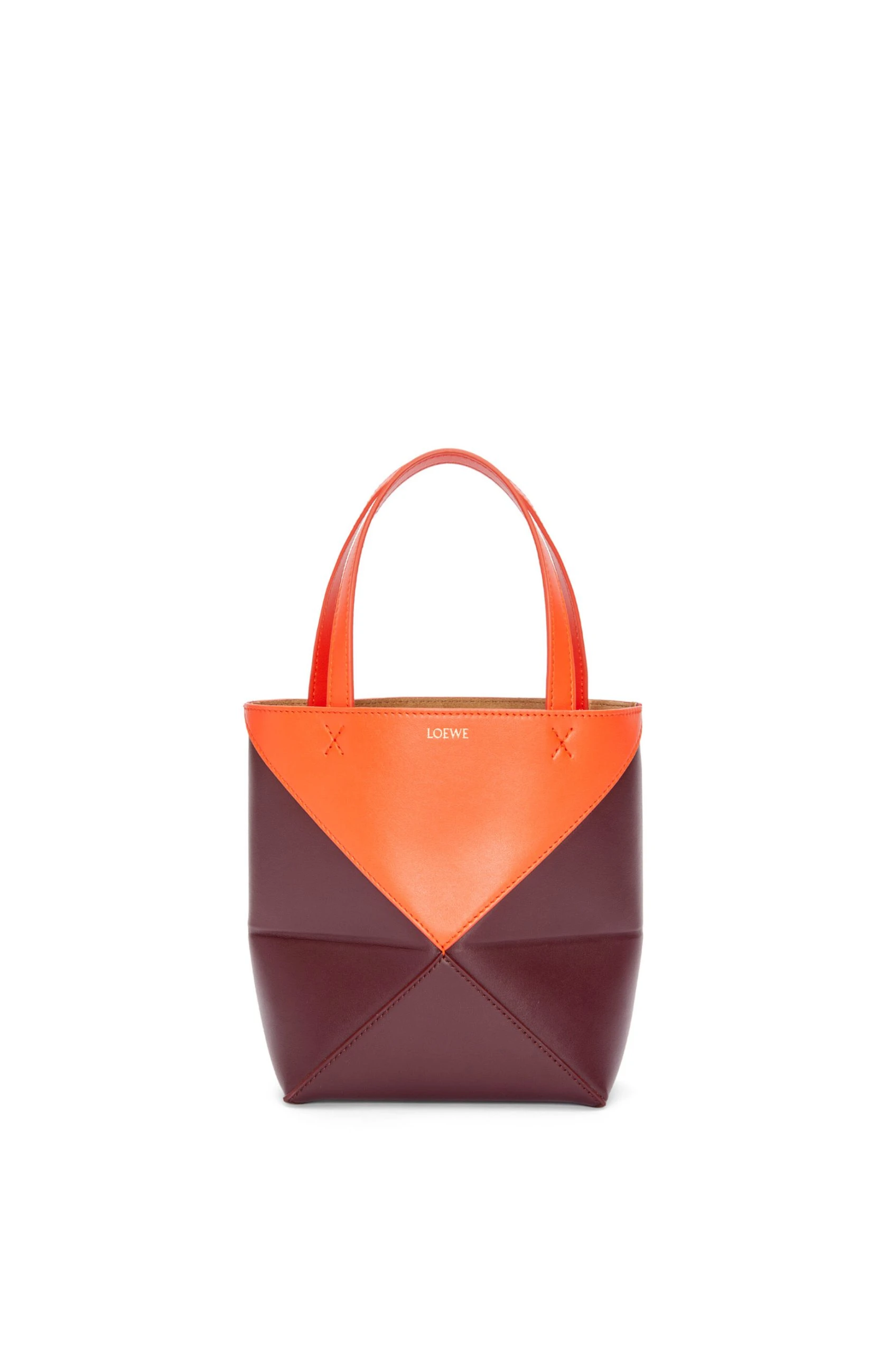 LOEWE-Mini-Puzzle-Fold-Tote-in-shiny-calfskin LOEWE puzzle bag