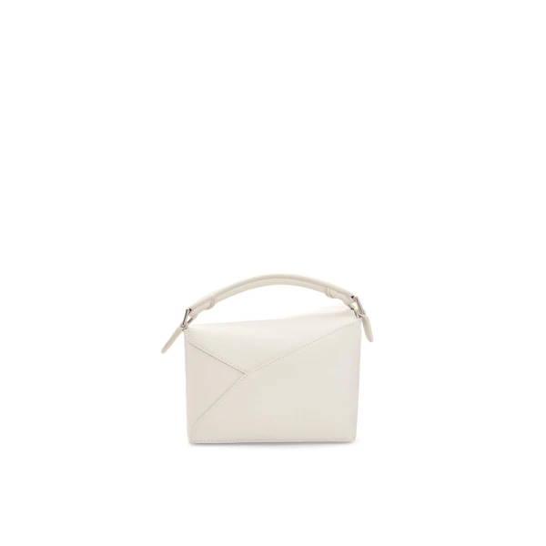 Mini Puzzle bag in soft grained calfskin - Image 5