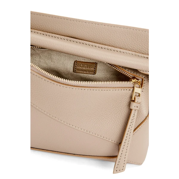 Mini Puzzle bag in soft grained calfskin - Image 2