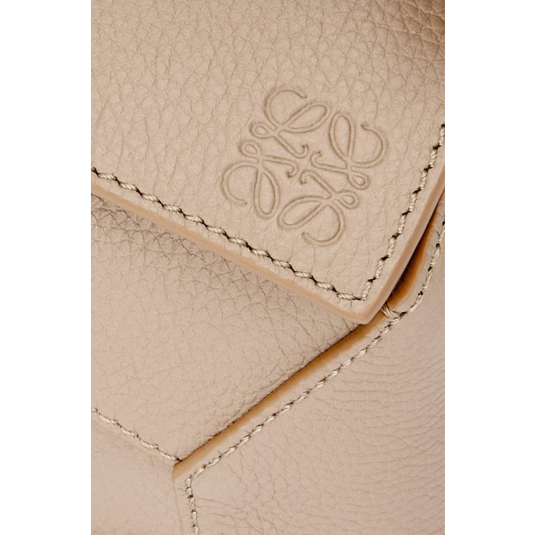 Mini Puzzle bag in soft grained calfskin - Image 3