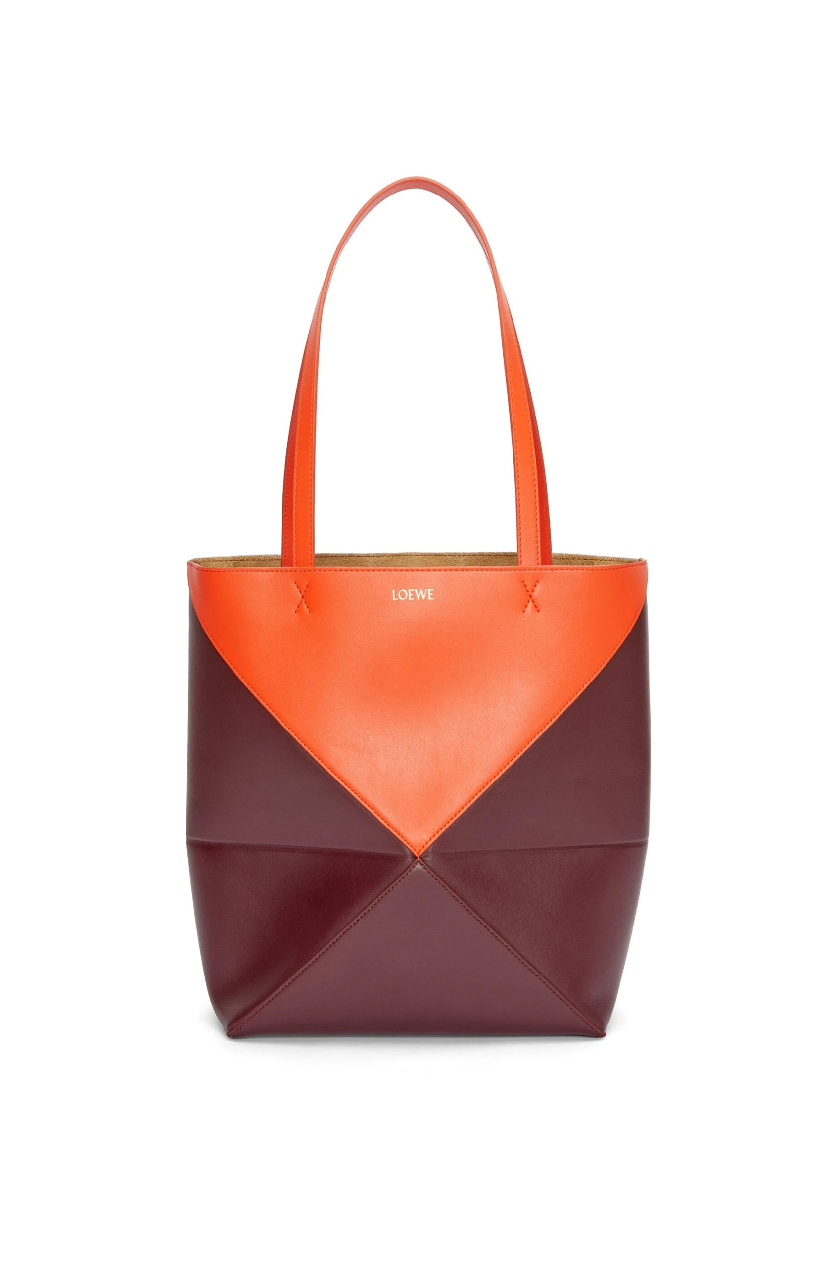 LOEWE-Puzzle-Fold-Tote-in-shiny-calfskin LOEWE puzzle bag