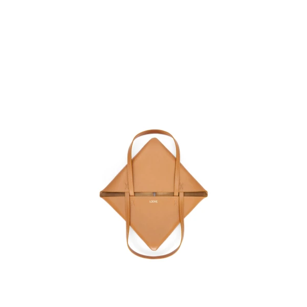 Puzzle Fold Tote in shiny calfskin - Image 2