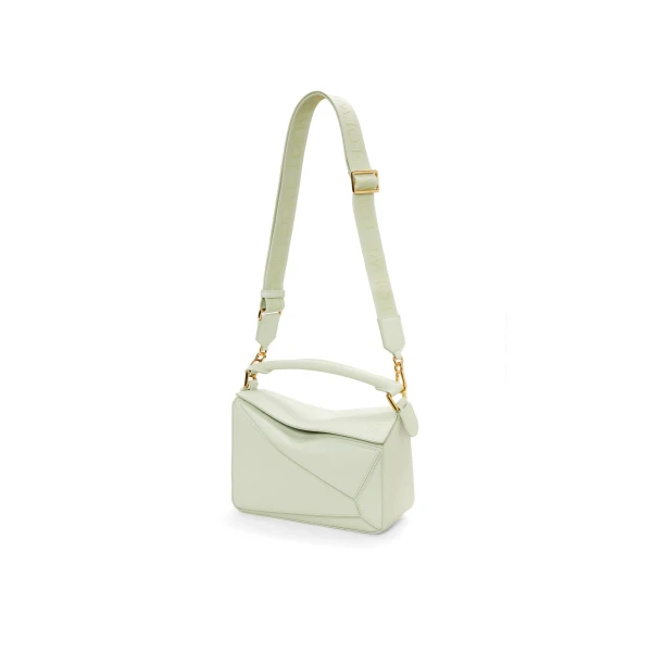 Small Puzzle bag in satin calfskin - Image 4