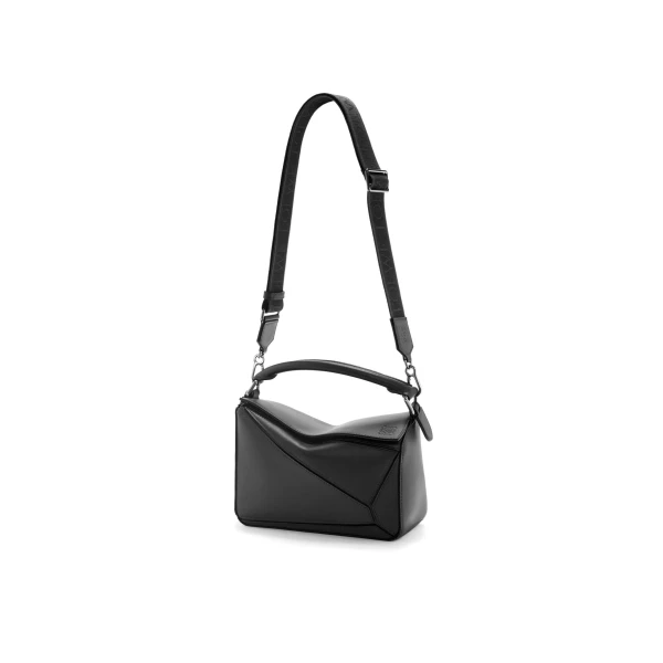 Small Puzzle bag in satin calfskin - Image 4