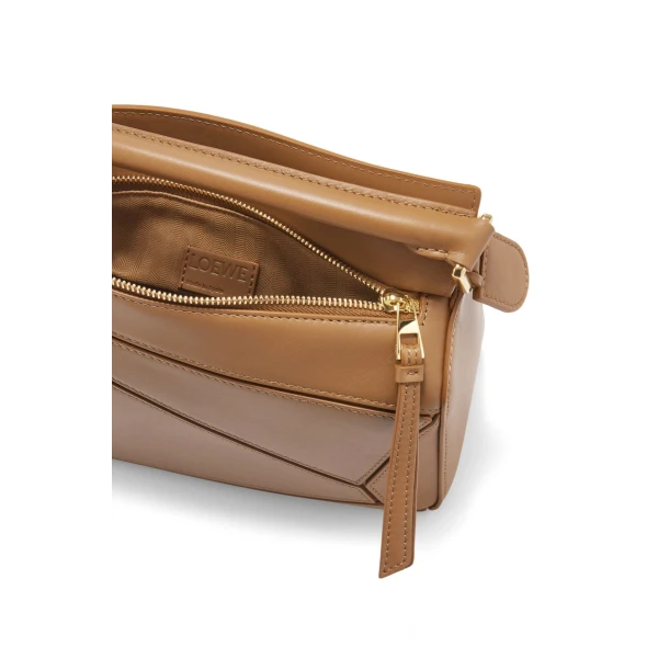 Small Puzzle bag in satin calfskin - Image 8