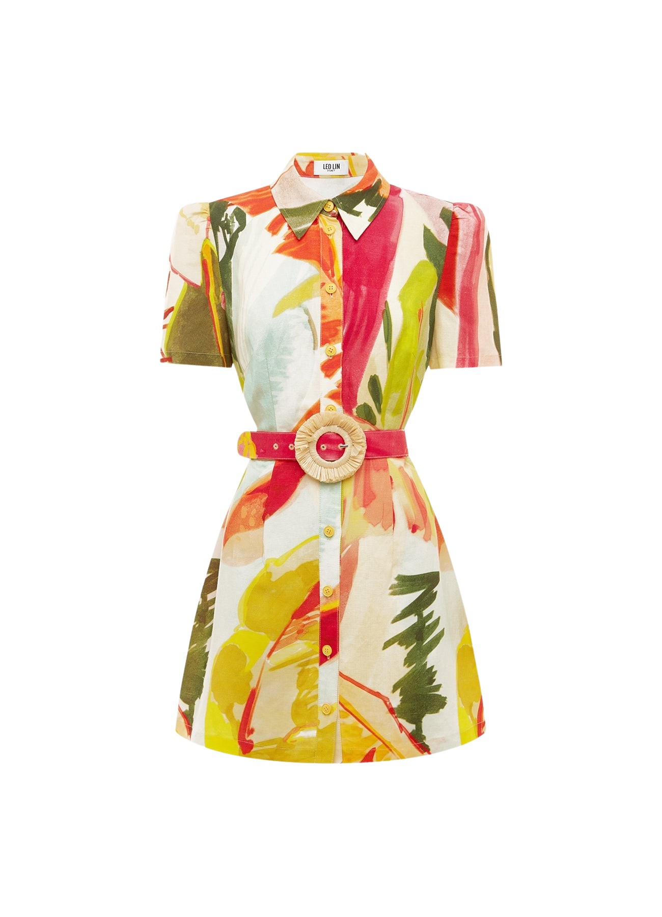 Leo Lin Bronte Mini Dress – Rainforest Print