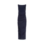 Laura Midi Dress - Oxford Blue