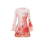 Suzanne Bell Sleeve Mini Dress - Euphoria Print