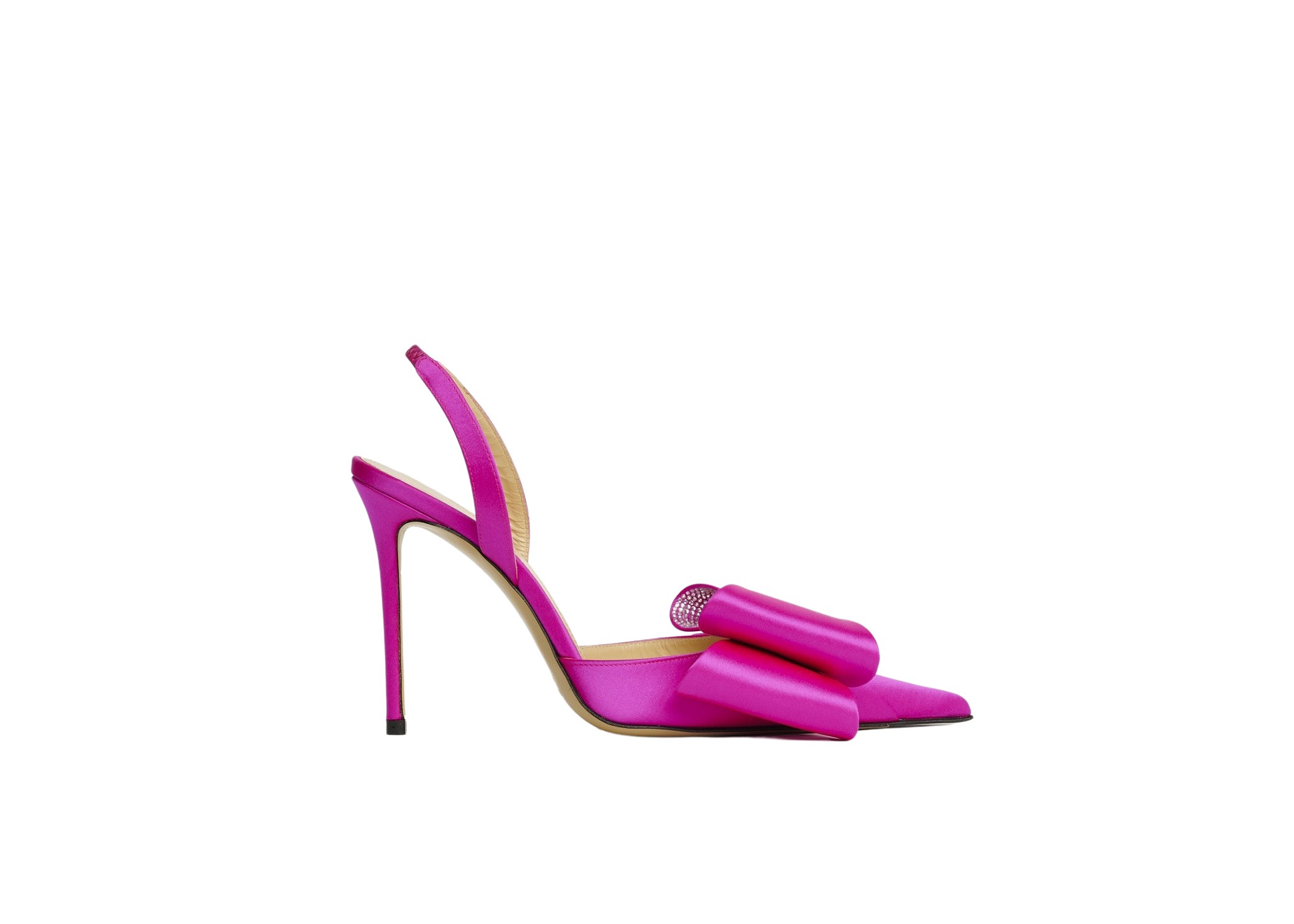 Mach and Mach Le Cadeau Slingback Pump Silk Fuchsia