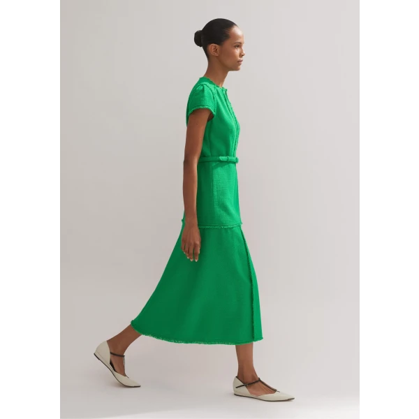 Cap Sleeve Midi Dress - Image 5