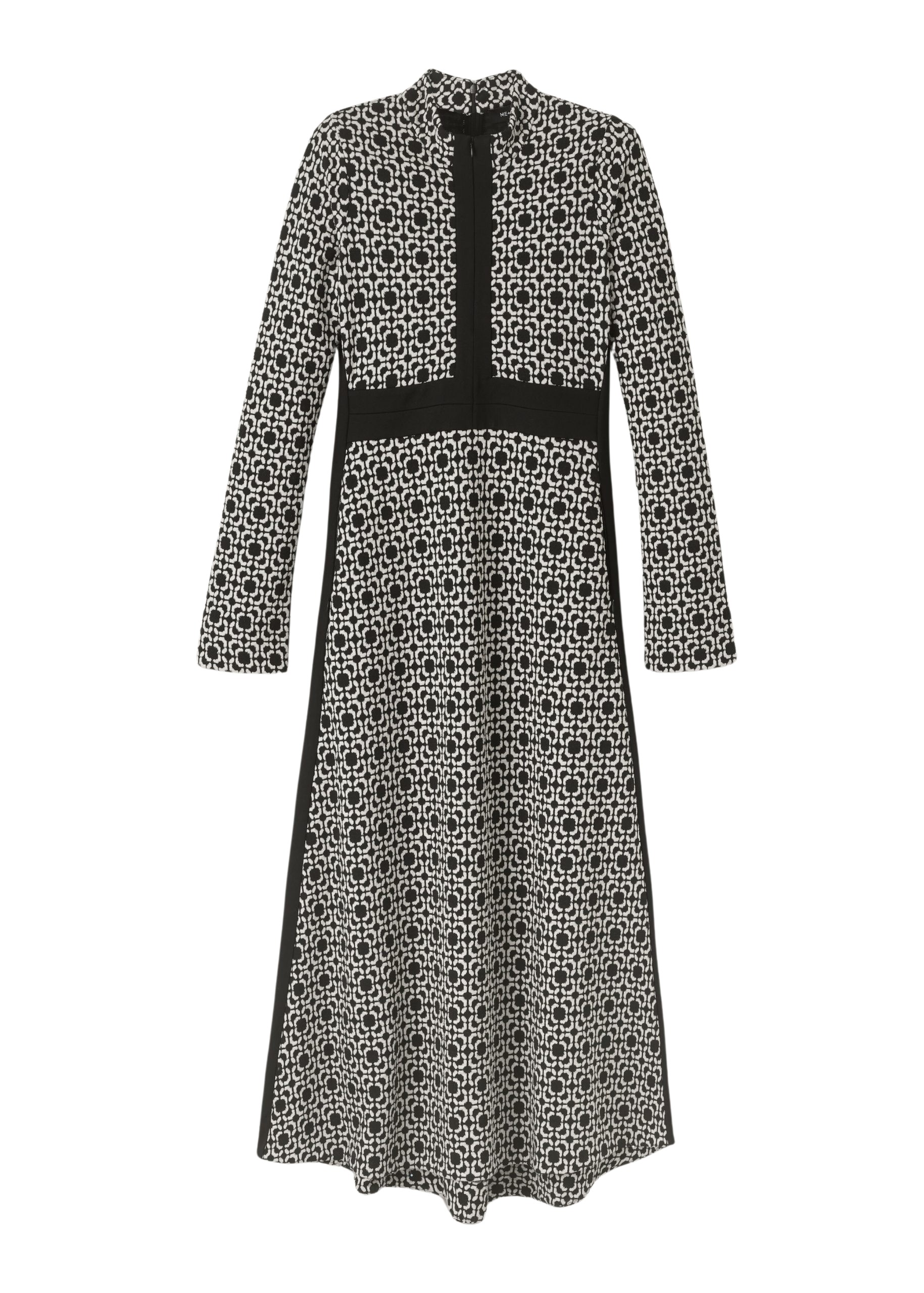 Me and Em Graphic Jacquard Ponte Maxi Dress