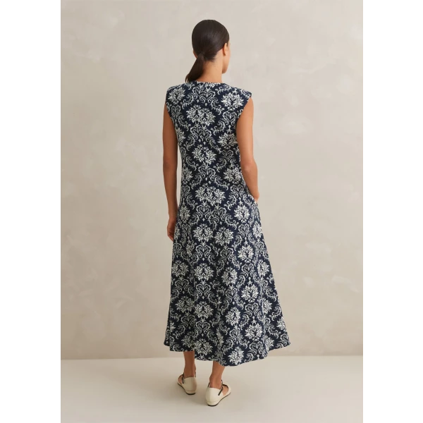 Jacquard Jersey Midi Dress - Image 6