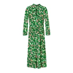 Lantana Flower Print Midi Dress