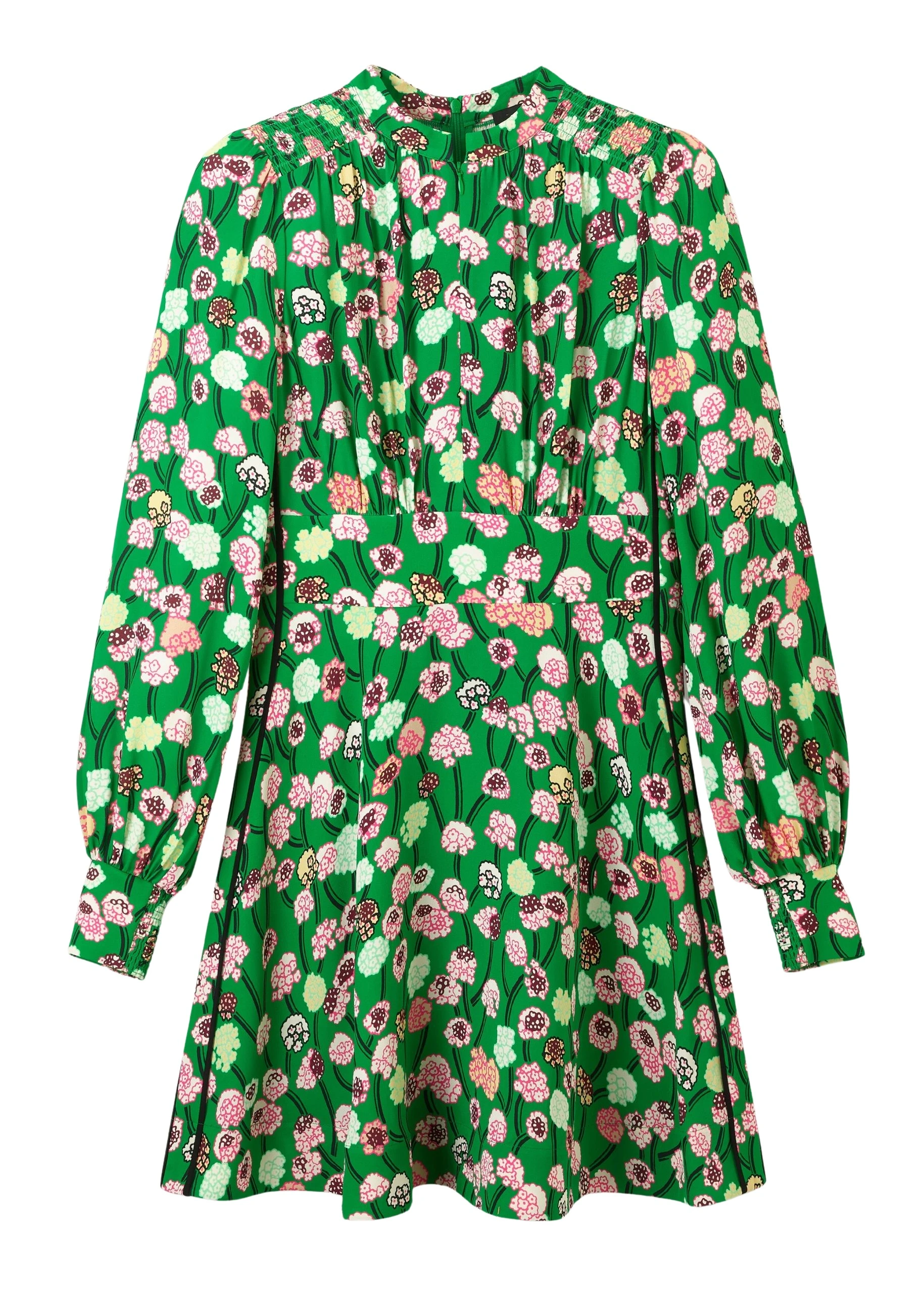 Me-and-Em-Lantana-Flower-Print-Short-Boho-Dress-scaled97615_nobg Lantana Flower Print Short Boho Dress - Image 1
