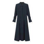 Panelling Detail Maxi Shirt Dress
