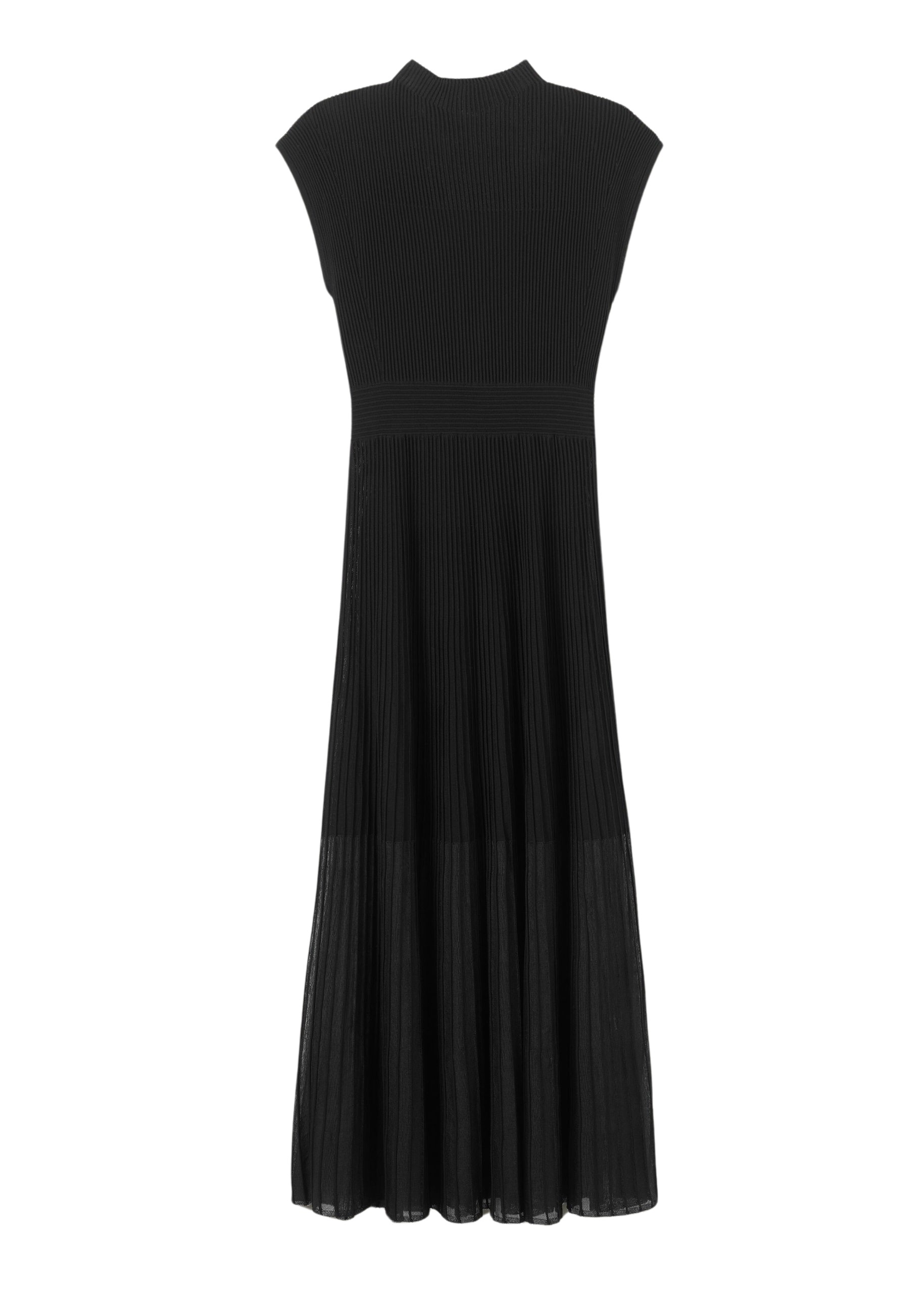 Me and Em Sheer Panelled Evening Knit Maxi Dress