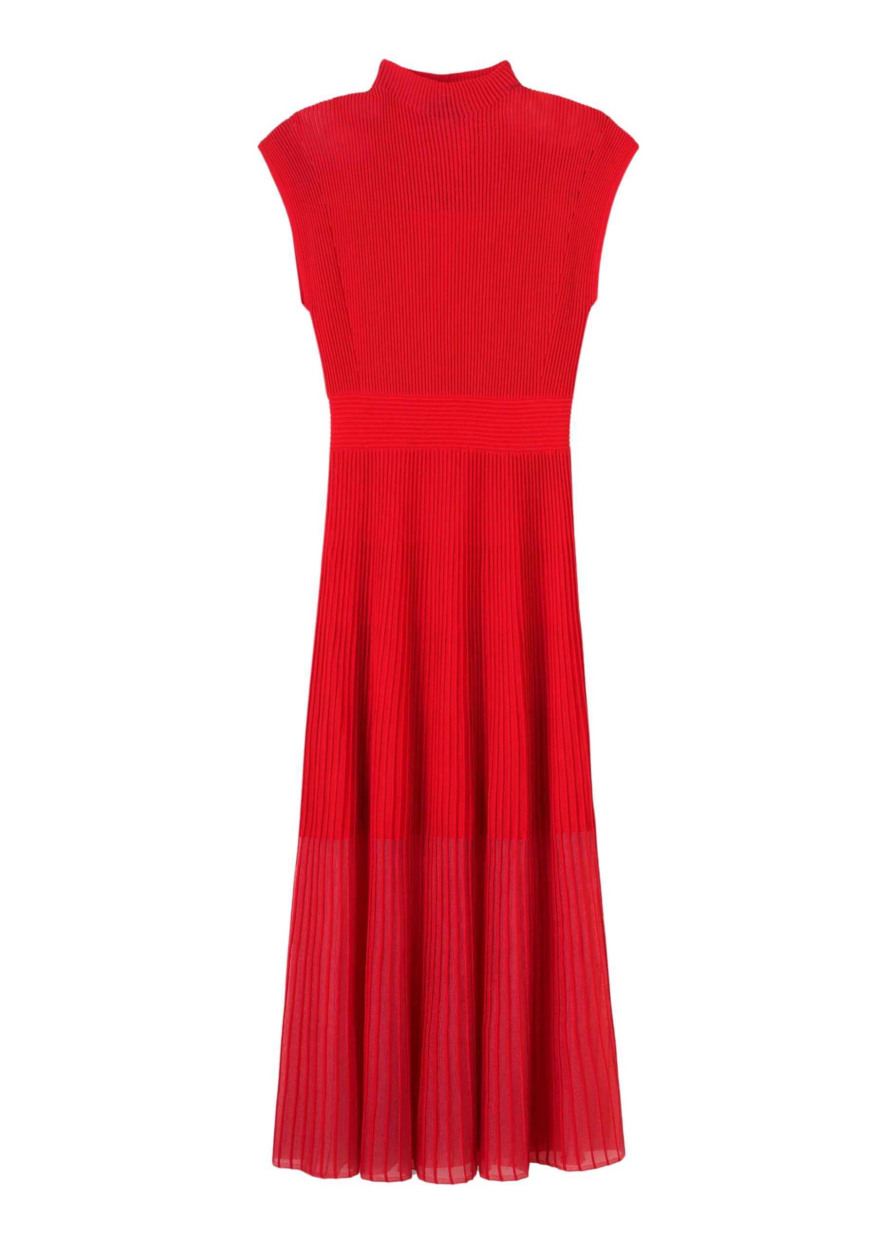 Me and Em Sheer Panelled Evening Knit Maxi Dress