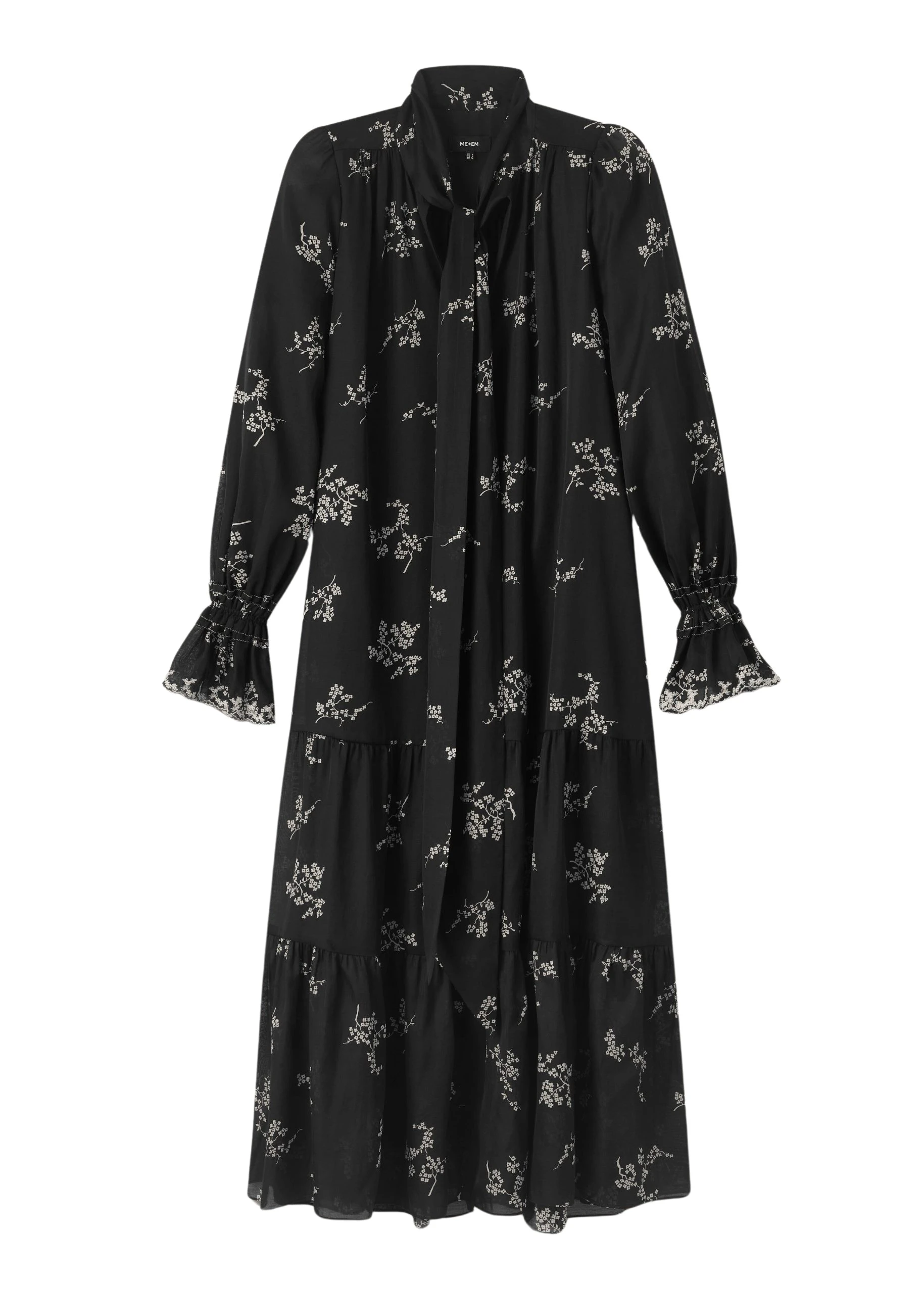 Me-and-Em-Silk-Organza-Cherry-Blossom-Print-Maxi-Dress-scaled54084_nobg Silk Organza Cherry Blossom Print Maxi Dress - Image 1