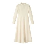 Travel Tailoring Batwing Sleeve Midi Dress