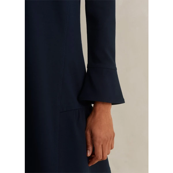 Travel Tailoring Fluted Hem Shift Dress - Image 5