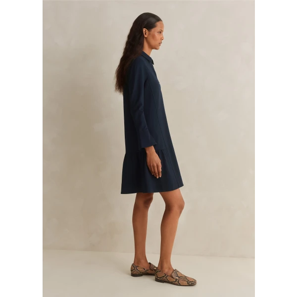 Travel Tailoring Fluted Hem Shift Dress - Image 6