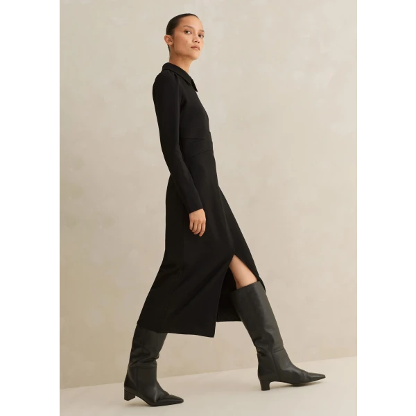 Travel Tailoring Midi Shirt Dress - Image 5