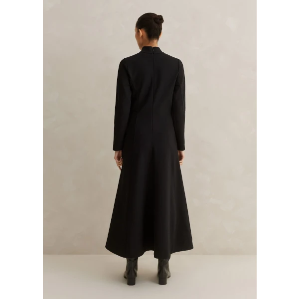 Travel Tailoring Necktie Maxi Dress - Image 6
