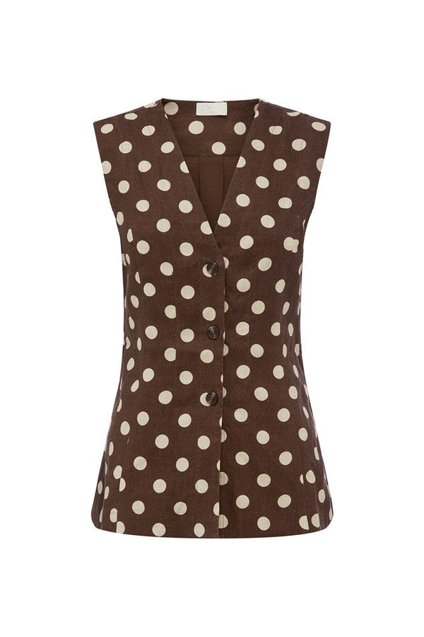 Posse The label Lori Vest – Polka Dot