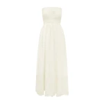 Posse-The-label-Mylah-Strapless-Dress-Cream Posse The label Clothing