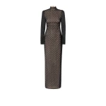 Adan Black Long Dress