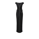 Barni Black Long Dress
