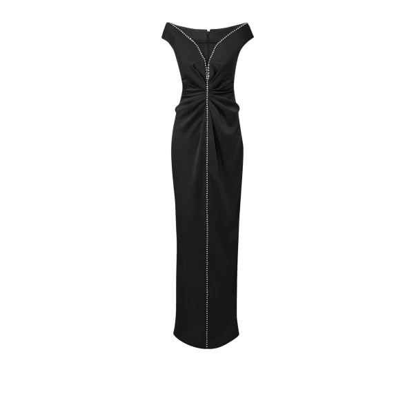 Barni Black Long Dress