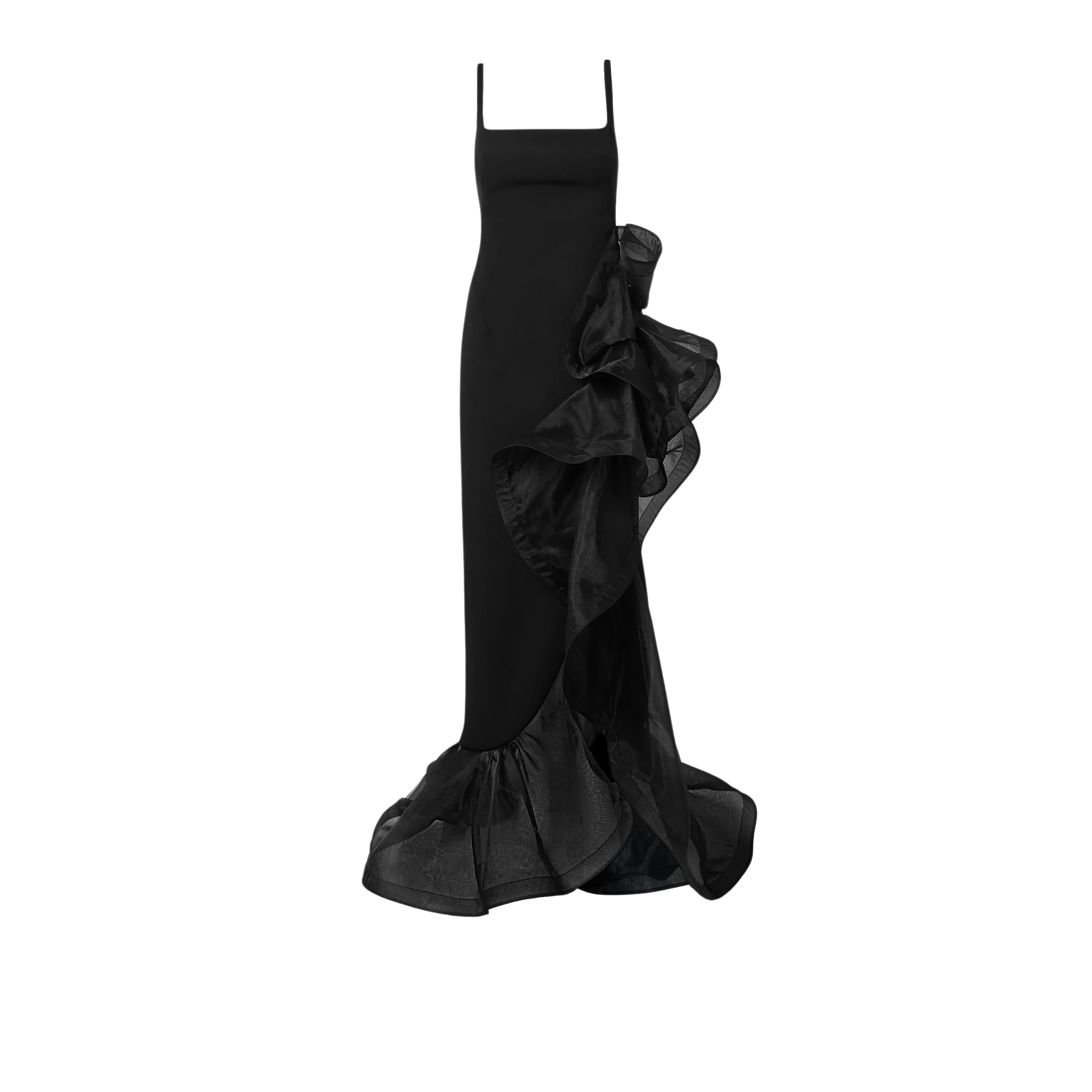 Safiyaa-Derry-Black-Long-Dress-536416_nobg Derry Black Long Dress - Image 1