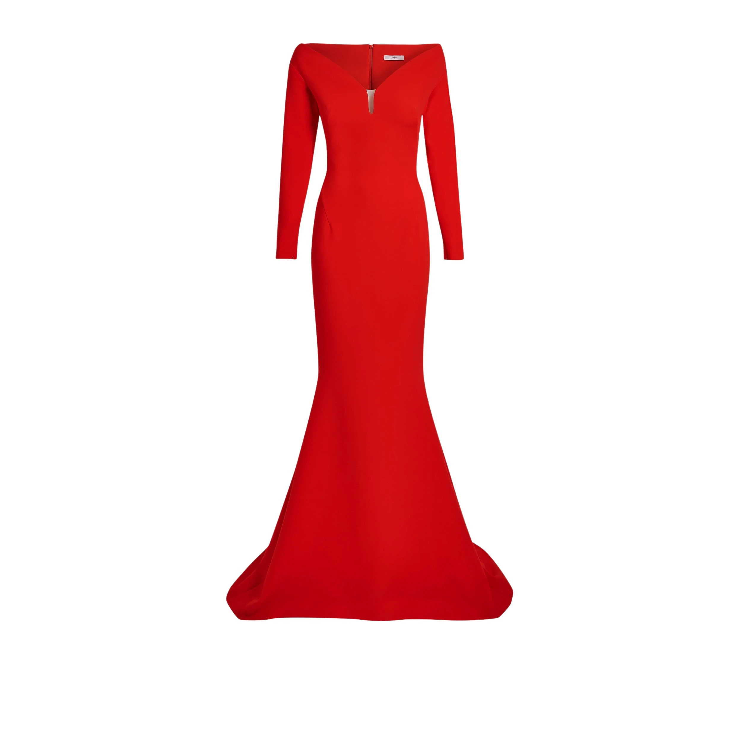 Safiyaa-Wilson-Cherry-Red-Long-Dress-593662_nobg Wilson Cherry Red Long Dress - Image 1