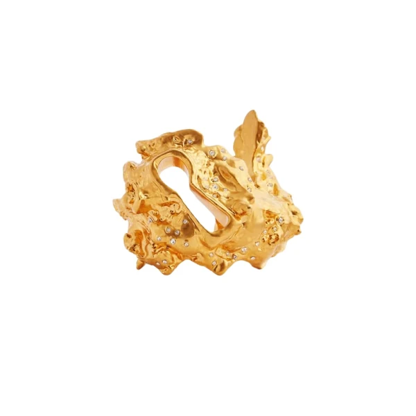 Bracelet Manchette Cadenas Abstrait