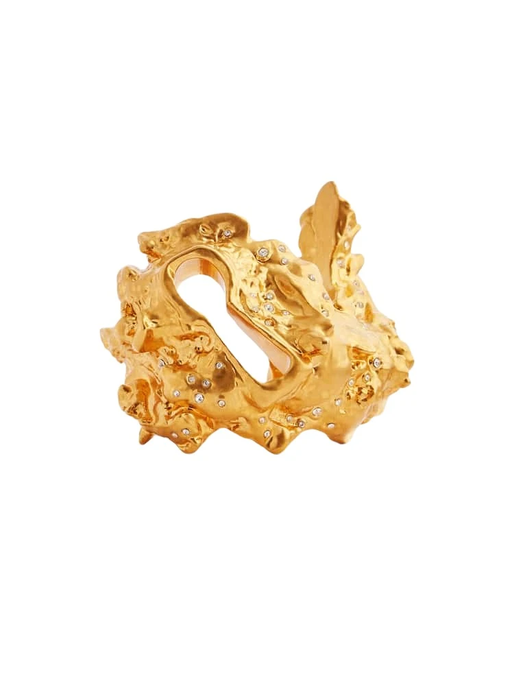 Schiaparelli-Bracelet-Manchette-Cadenas-Abstrait-266579_nobg Bracelet Manchette Cadenas Abstrait - Image 1