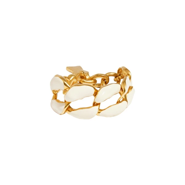 Enamel Curb Bracelet