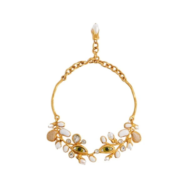 Eye And Petals Necklace